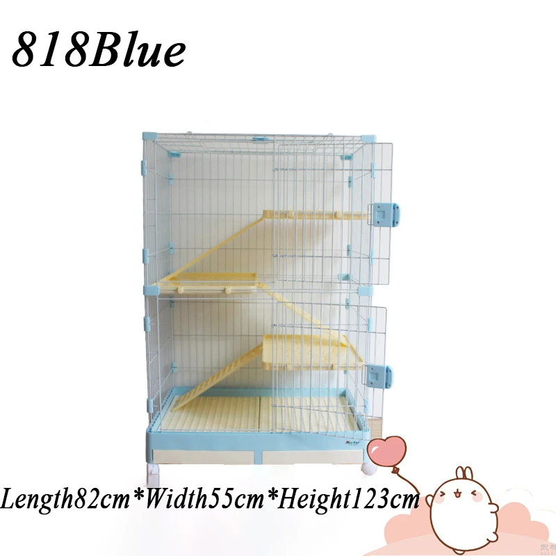 Rabbit home drawer type automatic poop cleaning large rabbit nest