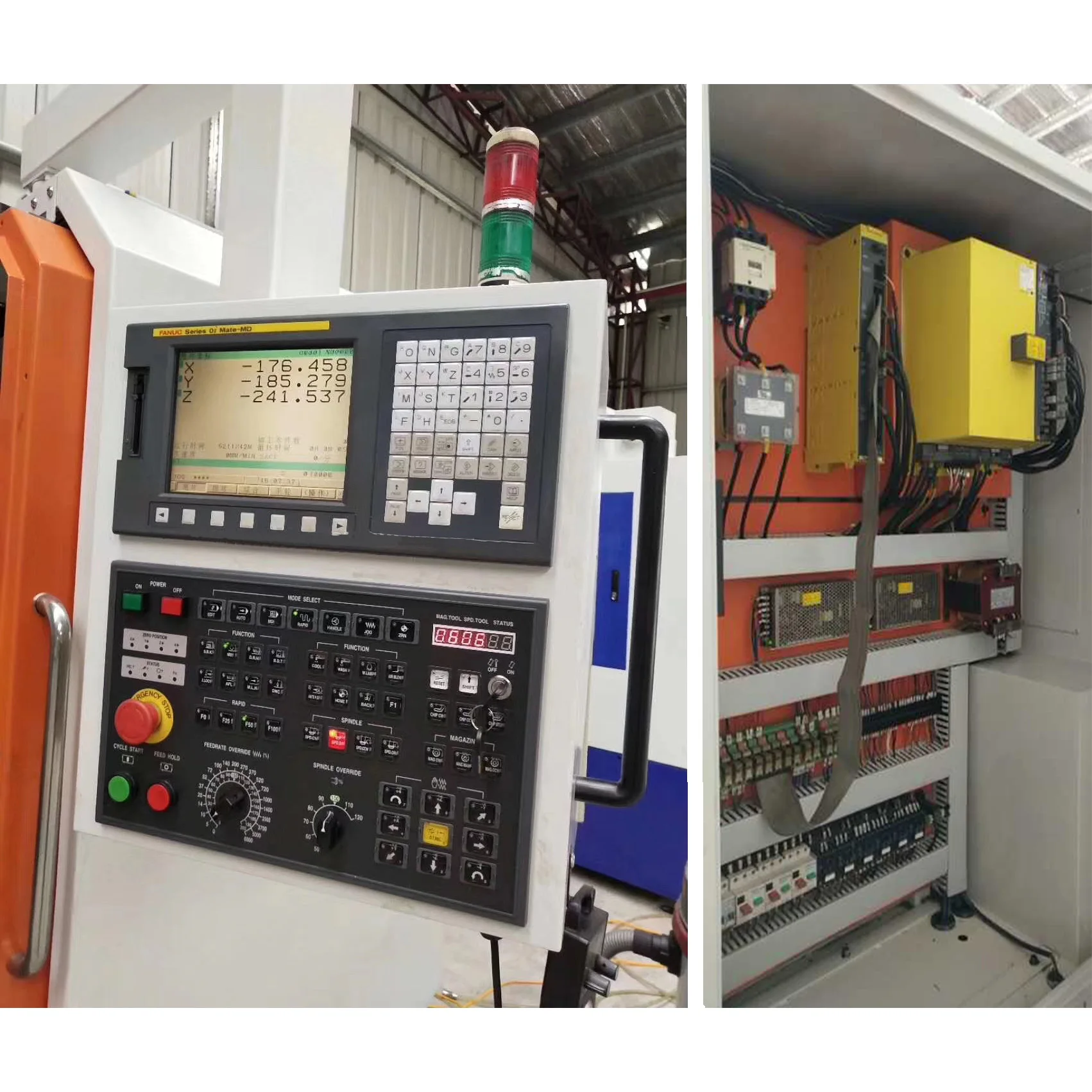  Б/у совместных жесткий направляющие образом Vmc-650 Fanuc системы вертикальный обрабатывающий центр с ЧПУ 3 оси станок горизонтально-800x420 мм