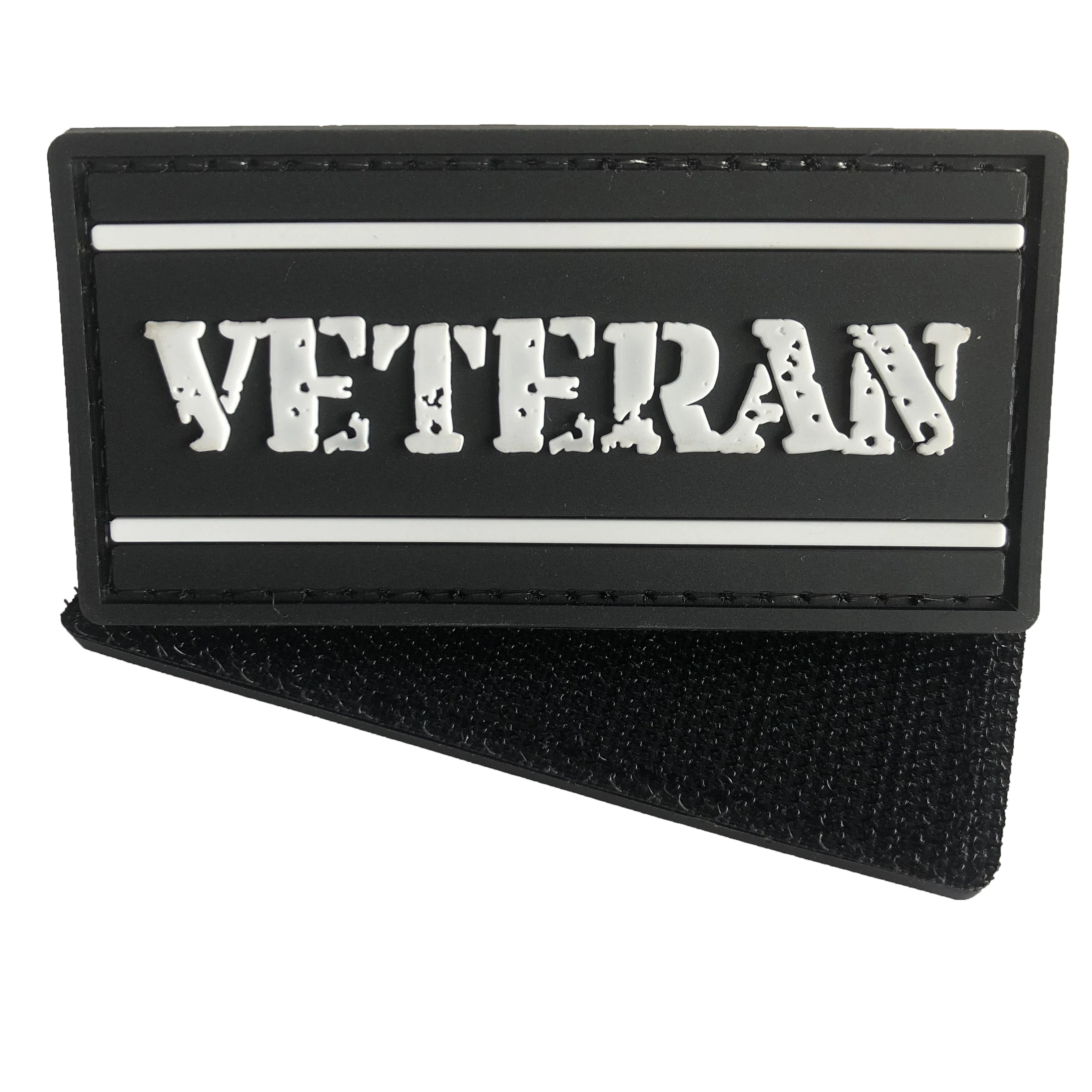 FREE SAMPLE  VETERAN High Quality Wholesale 3D PVC Patch for Dress Wearing 1068 Styles in Stock