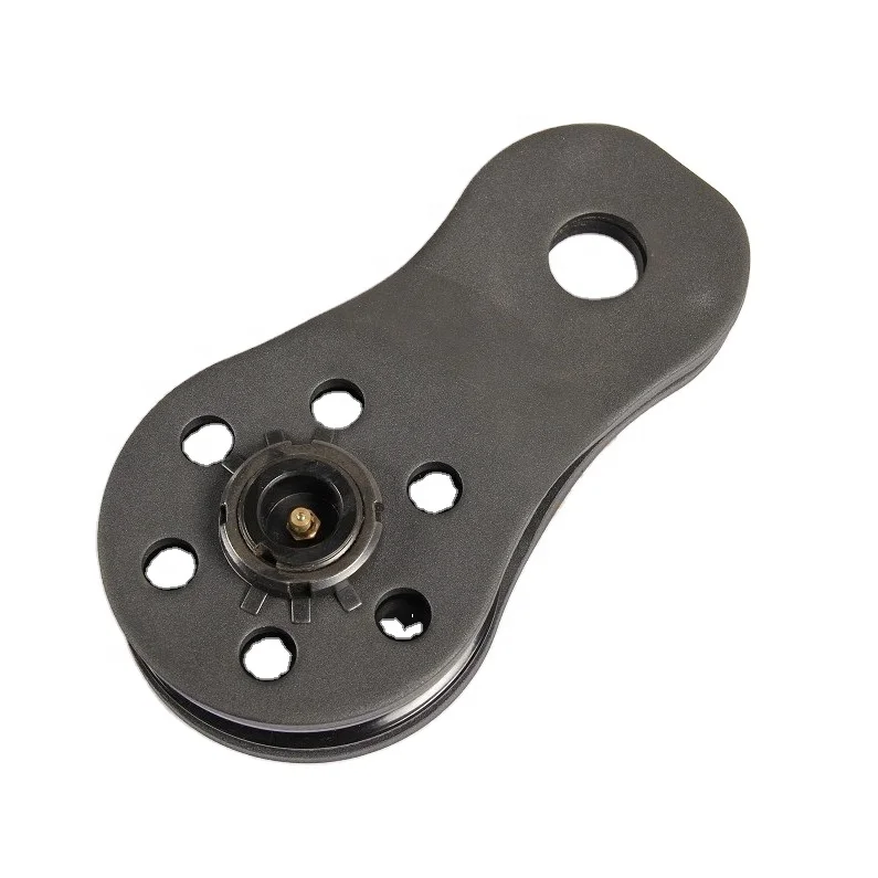 22200LBS 10T black color 6 holes snatch block pulley for auto truck