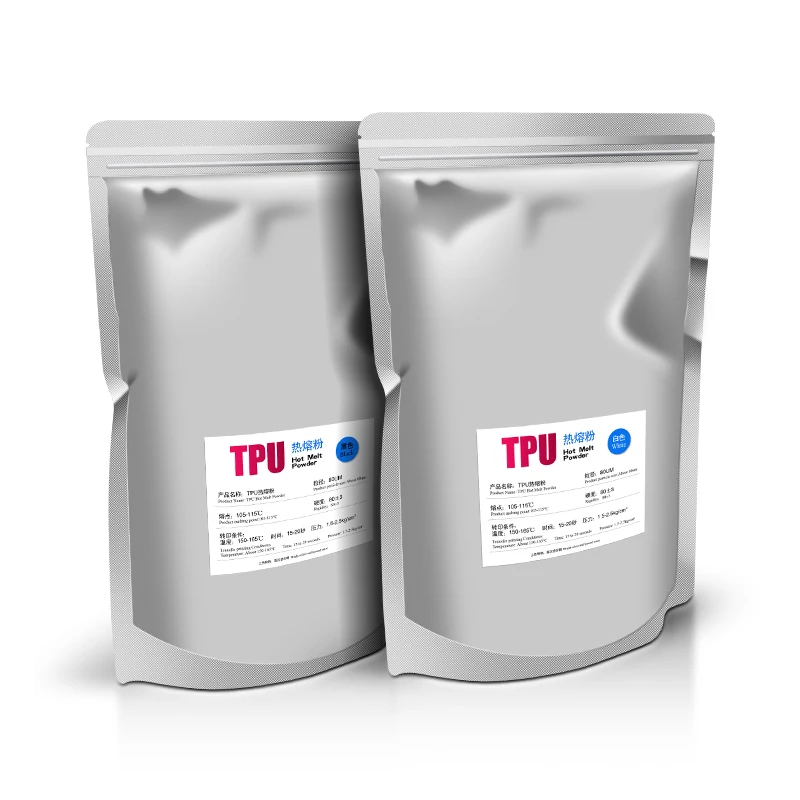 New Product Silicone White Black Adhesive Glue DTF Hot Melt Powder TPU