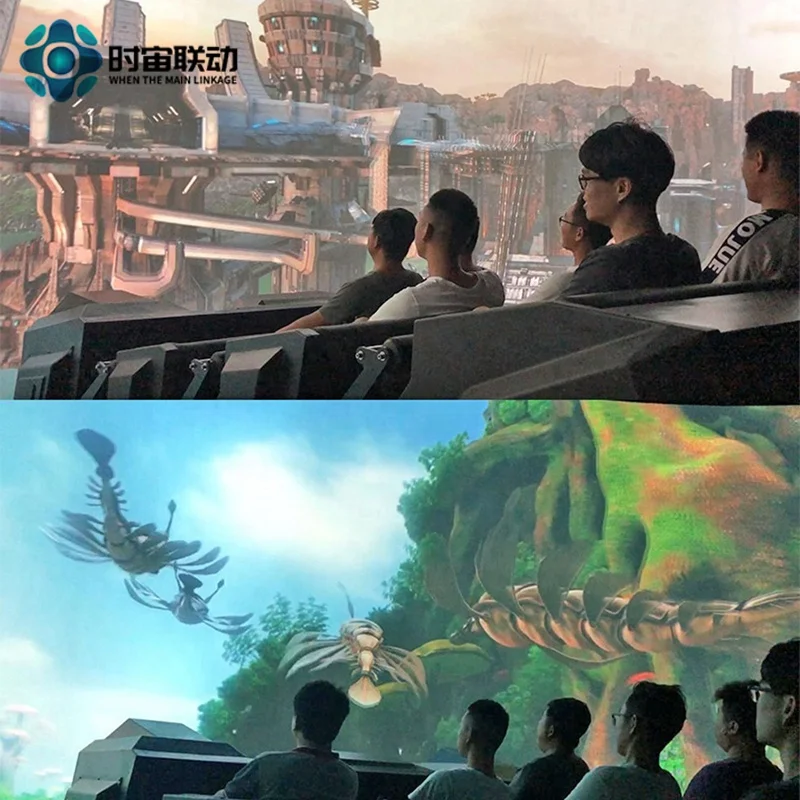 5D7D immersive space special effects cinema rail car seat body sensing aircraft naked eye cinema vr game machine