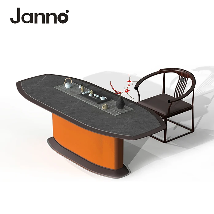 Modern Elegant Luxury Office Furniture Chinese Tea Table Equipment With Tea Tray