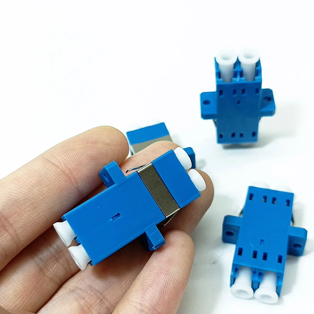 LC/UPC Multimode Fiber Optic Adapter Duplex LC Connector for Equipment Adaptor Connector Hybrid Adaptor