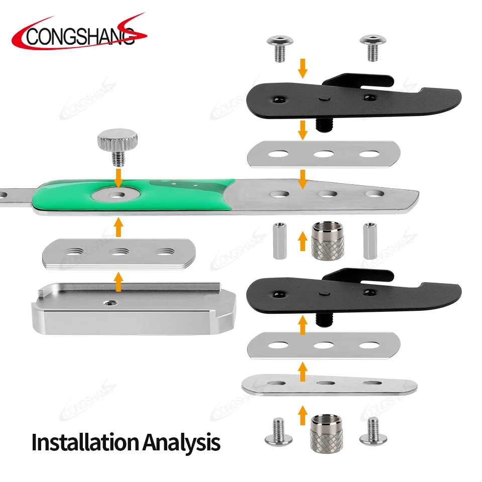 CONGSHANG Vinyl Wraps Cutter Bodyguard Safety Knife Wrapping Paper Cutter with Hidden Stain Steel Blade