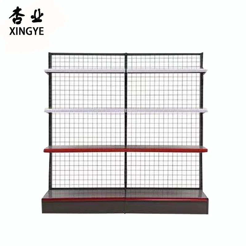 High Quality Gondola Grid Supermarket Heavy Duty Cold-Rolled Steel