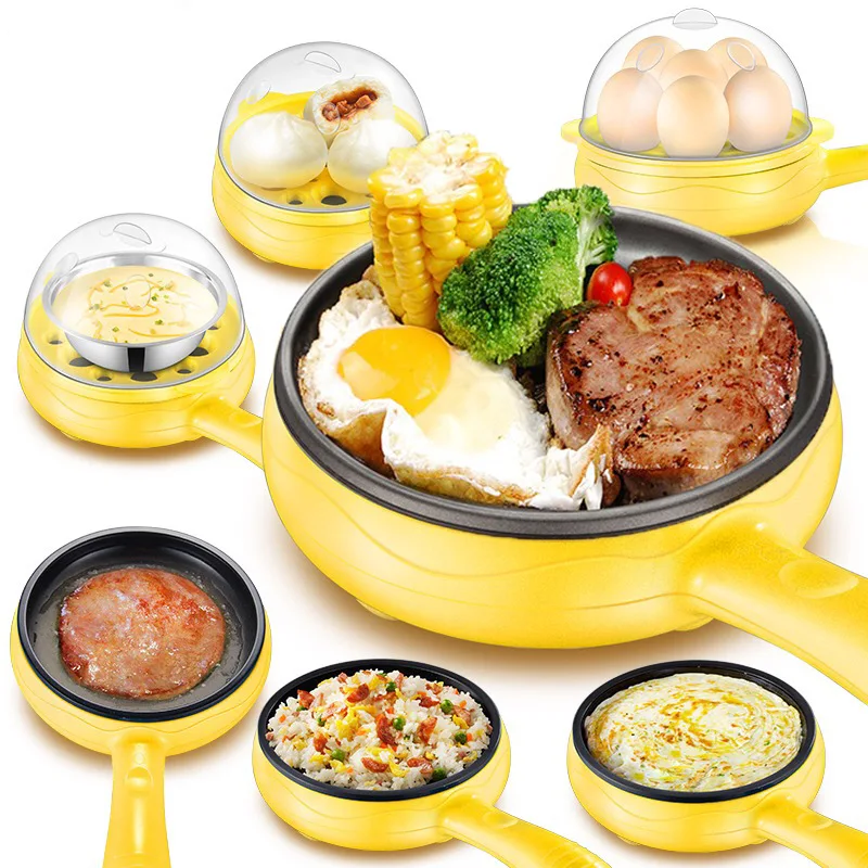 Мини-артефакт для яиц, омлета, плита, жареный стейк, антипригарная жаровня, электрическая машина для завтрака, безопасный набор сковородок для приготовления пищи