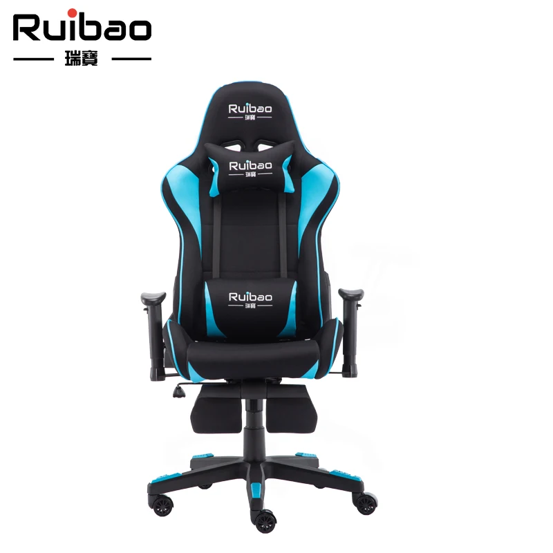 Высококачественный удобный эргономичный компьютерный игровой стул с подставкой для ног