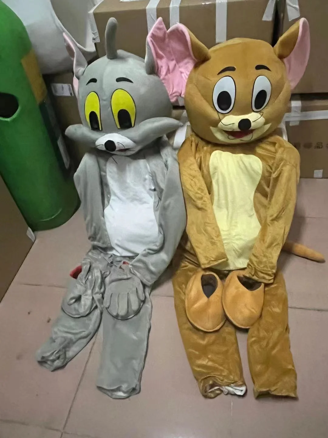 Костюм талисмана Tom Cat And Jerry Mouse для косплея распродажа