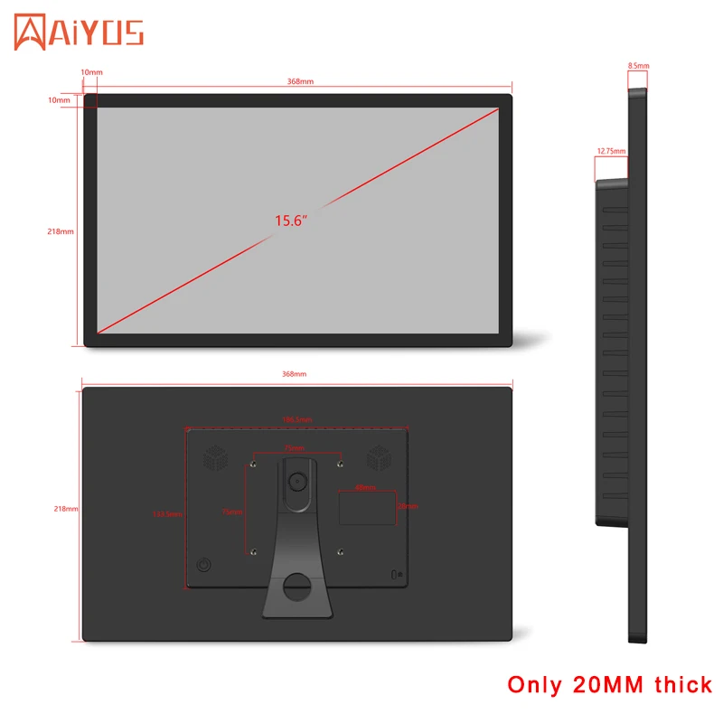 15 6 дюймов планшет коммерческий android сенсорный экран wifi cms tablet pc для рекламы totem digital signage