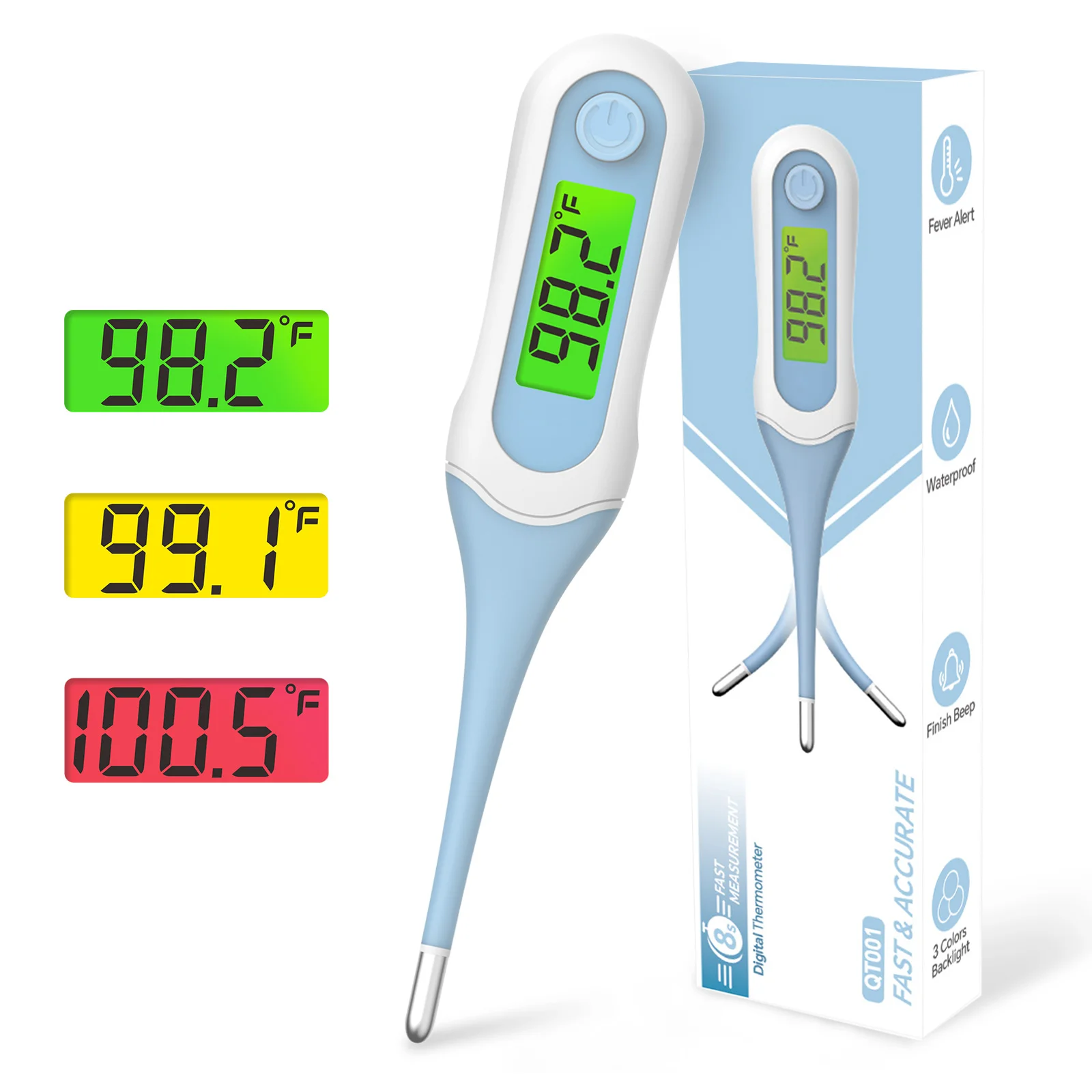 Basic Type Hospital Household Medical Device Body Temperature Fever Measuring Digital Thermometer For Kids