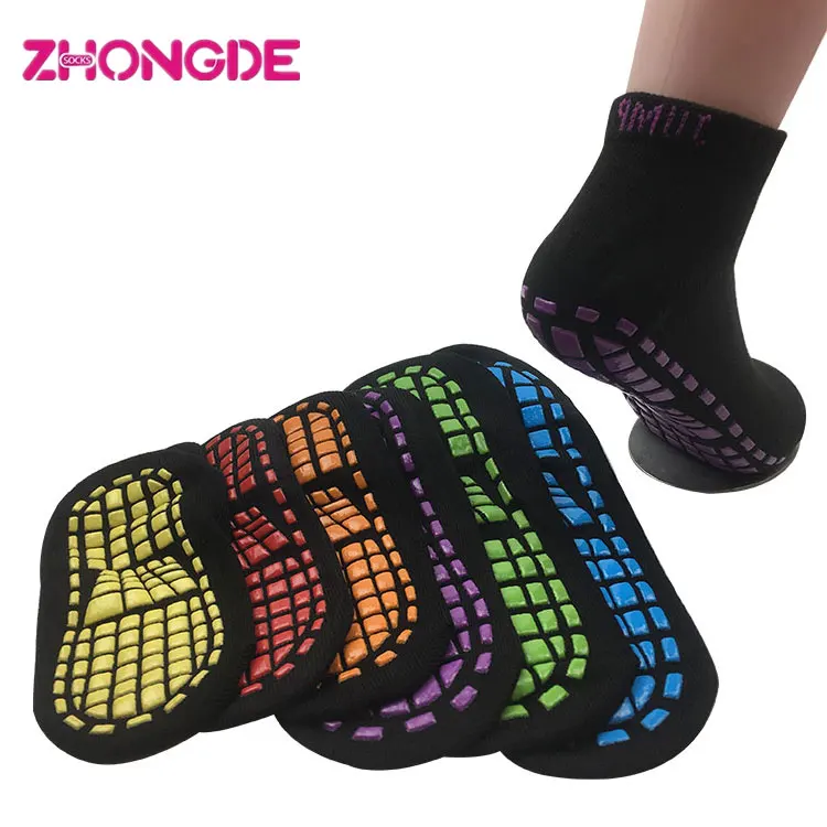 Guangdong foshan bounce grip socks wholesale custom jump china custom sock manufacturer private label socks for trampoline