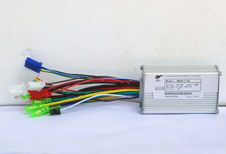 Бесщеточный контроллер двигателя постоянного тока 24V36V48V13A для электрического велосипеда скутера используется литиевой батареи небольших электрических