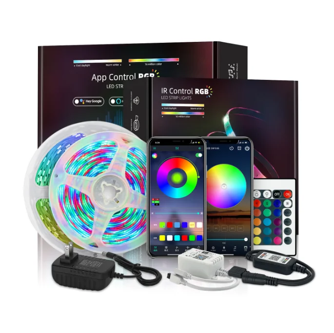 Светодиодная Rgb-лента с Wi-Fi управлением, 12 В, smd5050/smd2835