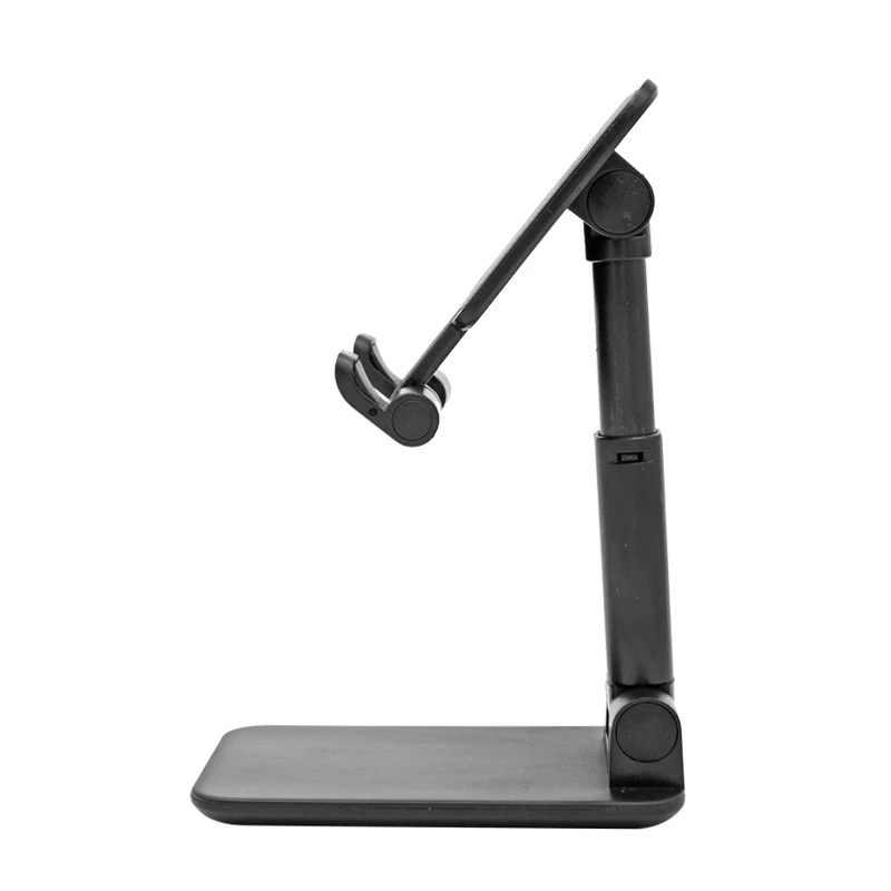 Adjustable Cell Phone Stand Desktop Cellphone Stand with Anti-Slip Base and Convenient Charging Port Fits All Smart Phones