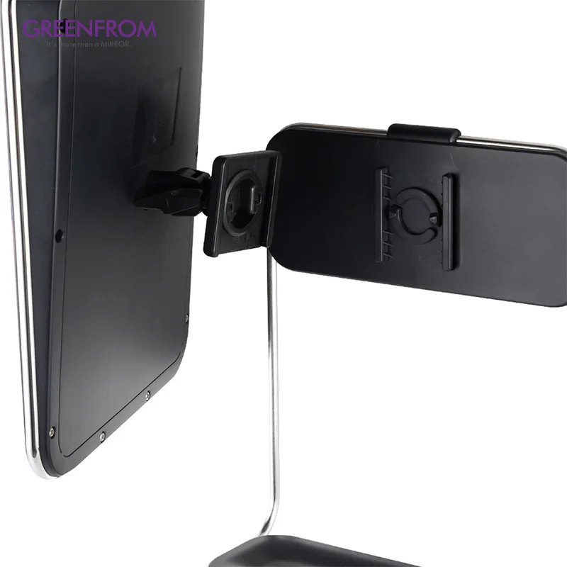 Greenfrom New Design Square Single Side Bathroom Anti Fog Shower Vanity Wall Mounted Makeup Mirror With Shaving