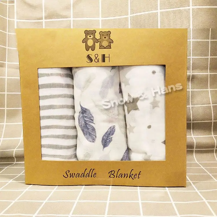 Custom Or Standard Factory Manufacturer Newborn Receiving Blanket