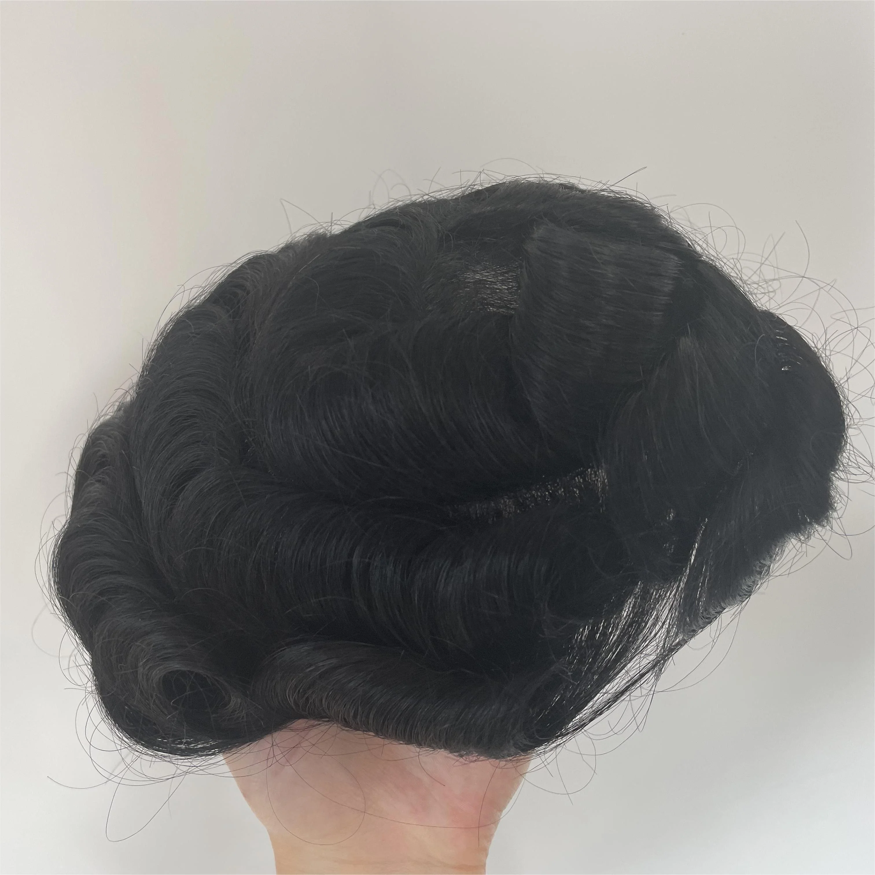 04-06 mm Skin Base Buy Shop Online Indian Human Hair Toupee For Man Human Hair