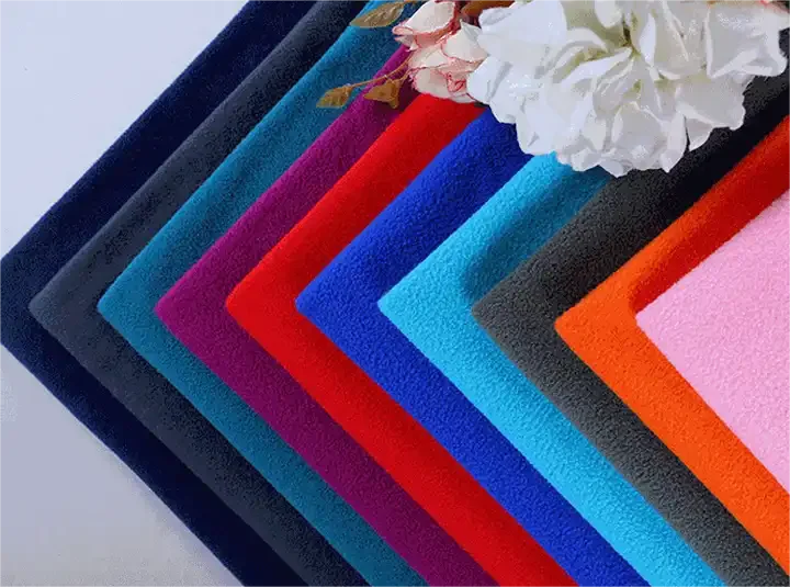 Factory direct sale knit 220 gsm double side brush anti pilling 100 polyester micro polar fleece fabric for lining , hoodie