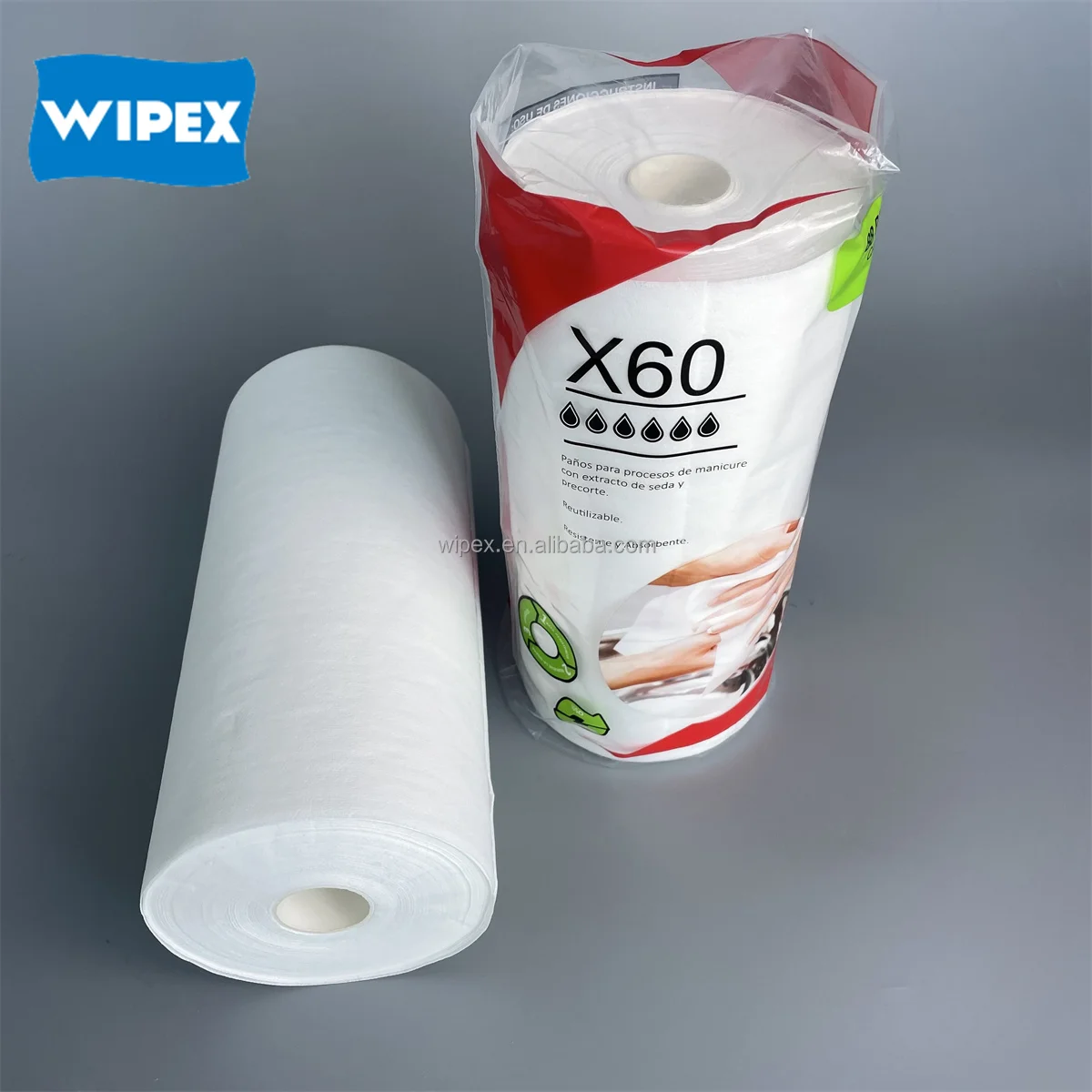 High Absorbency Spa Usage Dry Non-woven Wipe Rolls Disposable Portable Hair Towel Super Soft For Beauty Salon Towel