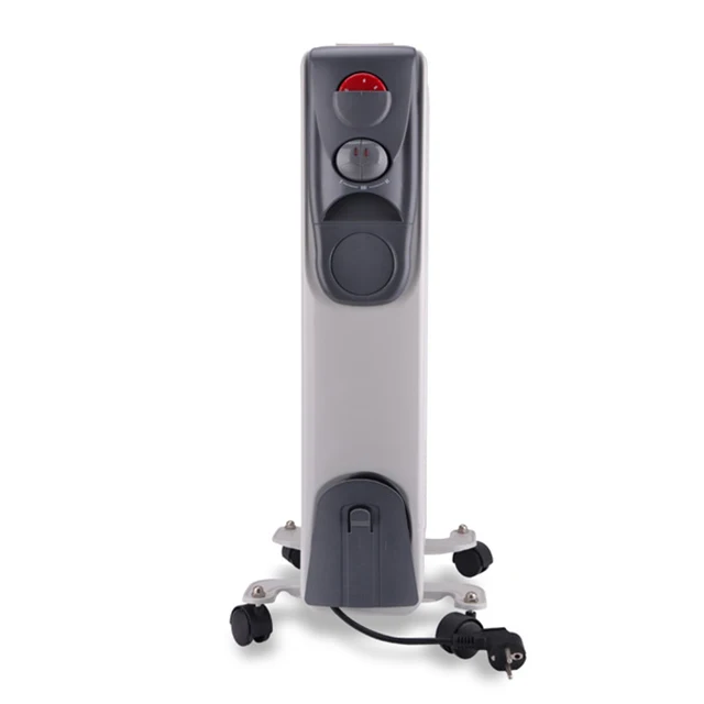 Thermal electric waste oil radiator fin heater for winter home