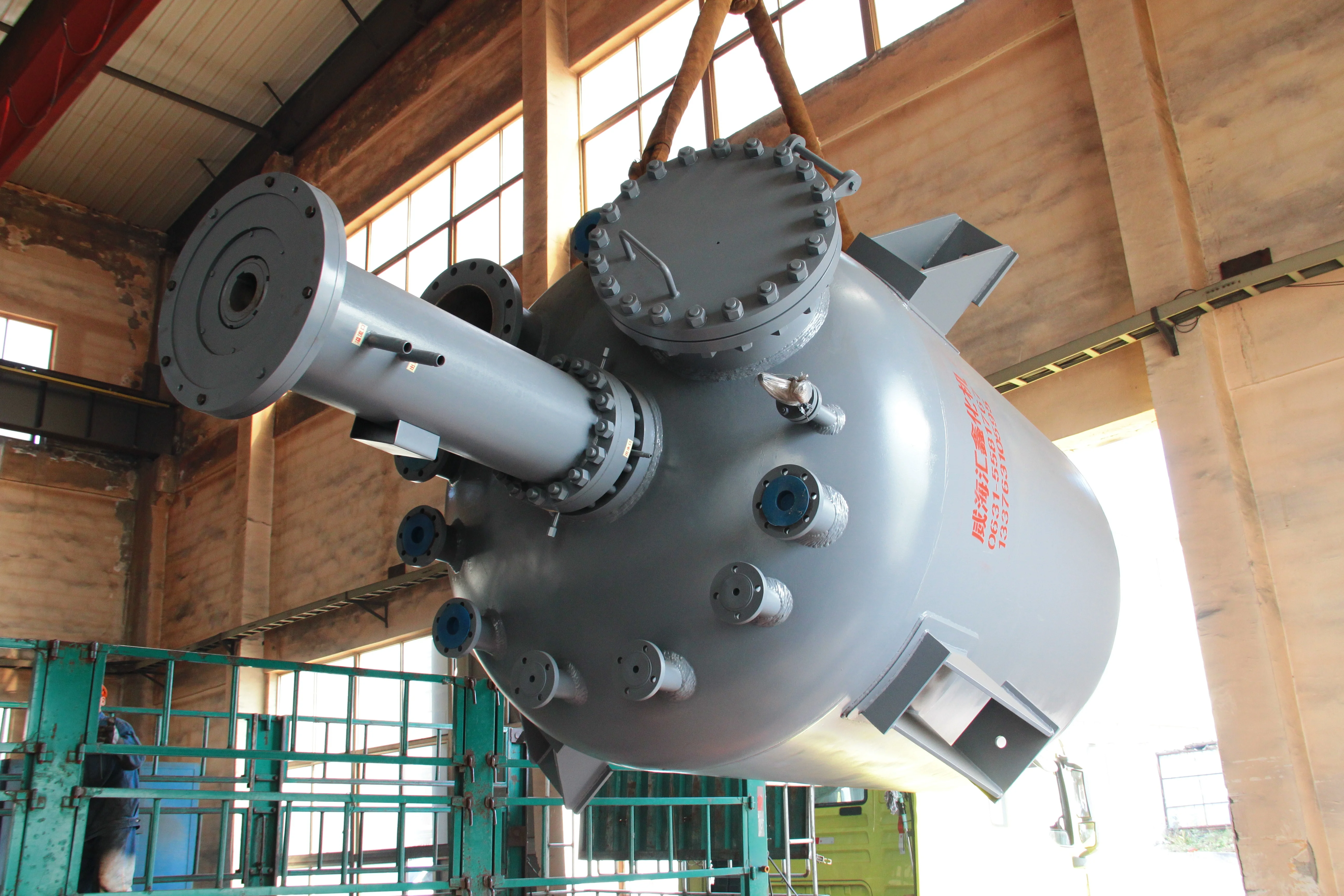 3000l stainless steel cladding high pressure magnetic reactor