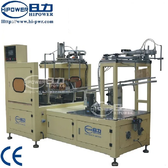 Полностью автоматическая машина для завивки кромок прозрачного цилиндра