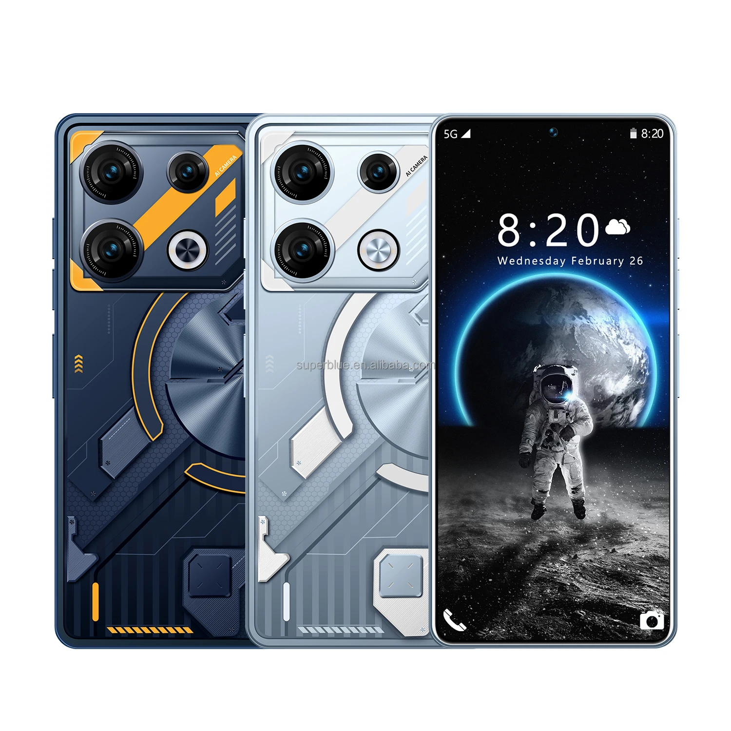 Factory Direct Sale Hot Selling Smart Phone 16MP+2MP 2+16GB 6.5 inch Display 4G Dual Sim Android for huawei p70 ultra