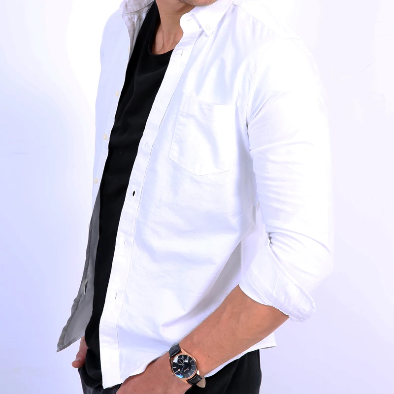 
Custom mens white Long Sleeve Dress Shirt For men 