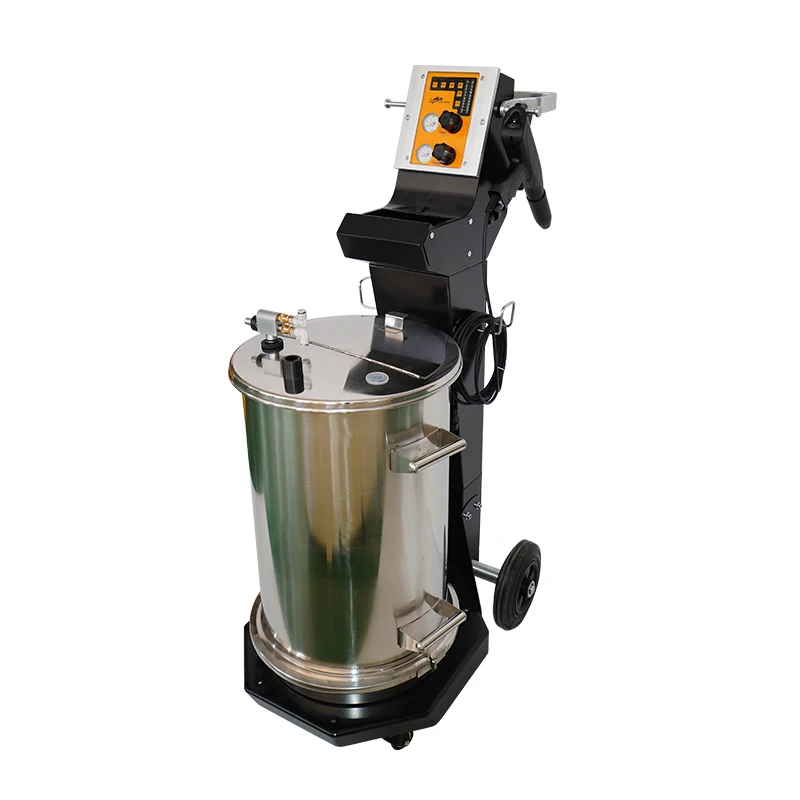 Powder coating gun system for metal coating high quality
