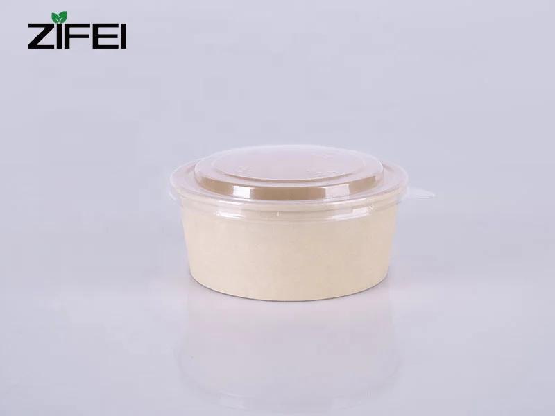 Microwaveable Biodegradable Custom Kraft Paper Bowl Food Package Cheap Price Food Packing Bowls