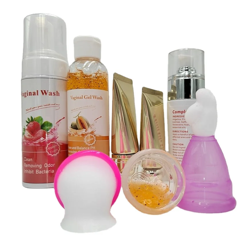 8 Kinds of flavors in stock for menstrual cup cleaner wash menstrual cup and women menstrual wash cup