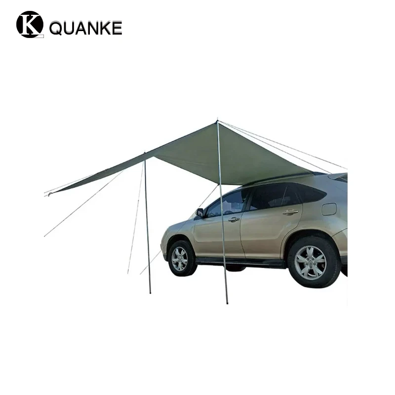 210D Oxford Ultralight  not include  pole  Waterproof 3*2 M portable camping trailer Tent for Camping Hiking Trekking canopy