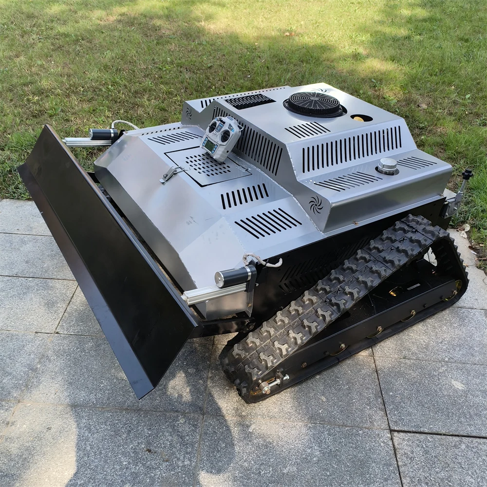 Shipping free best lawn mower tracked rc mower self propelled remote control lawn mower