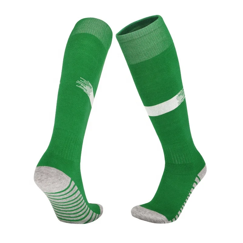 Wholesale high quality long tube custom cheap price anti-slip sport soccer football socks