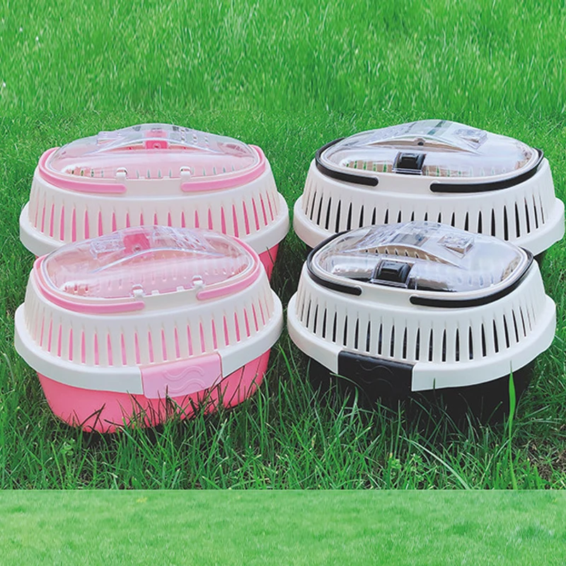 Wholesale Portable plastic pet cages rabbit hamster carrier portable