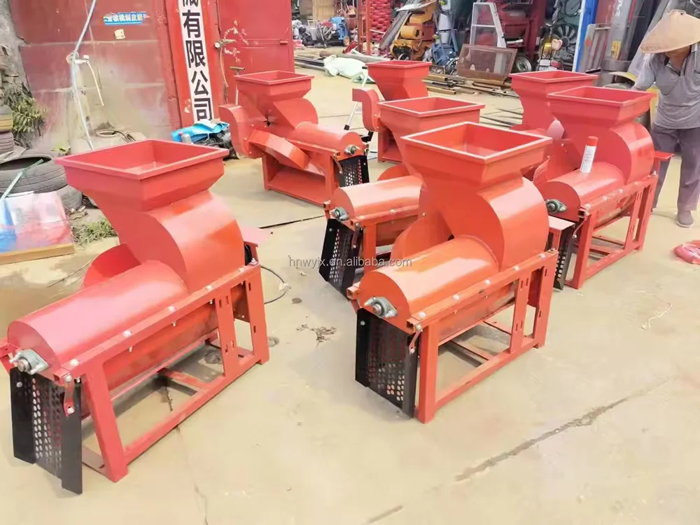 Mini maize thresher machine removing corn cob seed separator corn thresher machine maize threshing