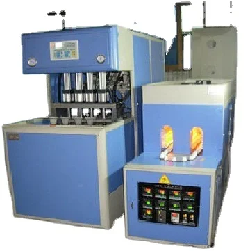 High speed 4cavity semi automatic bottle blowing machine