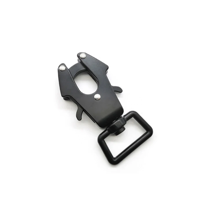 38mm metal zinc alloy steel Frog swivel carabiner dog pet carabiner swivel hook