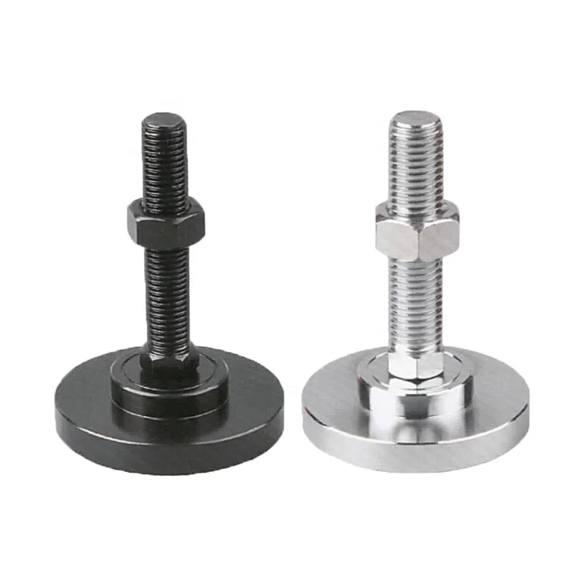Heavy duty Steel leveling feet support feet with anti-slip rubber pad adjustable feet