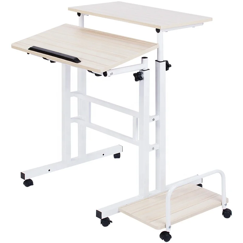 SF-1808,Portable Ergonomic Office Furniture Table Standing Computer Adjustable Desk Desktop Laptop Home multi-function Desk