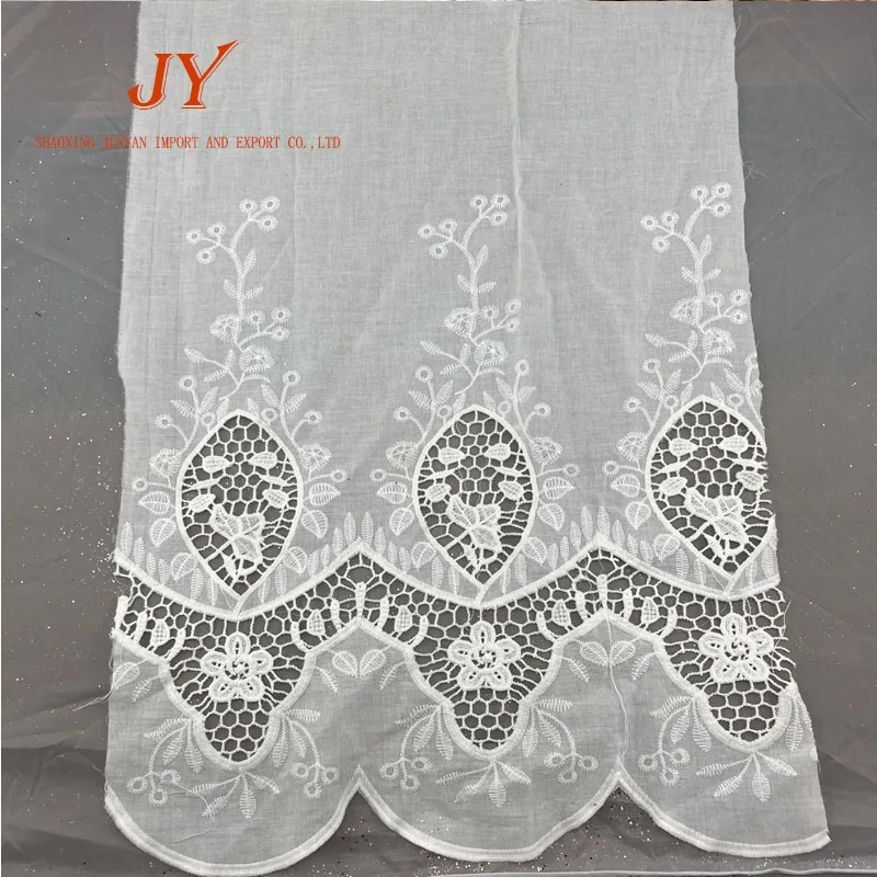 customized design service available small moq 100% Eco Friendly embroidery flowers cotton for sale in dubai