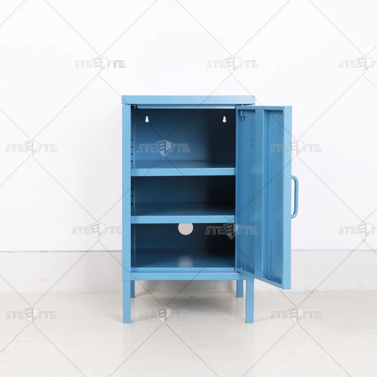 Customized colorful kids locker steel small mini locker with single door
