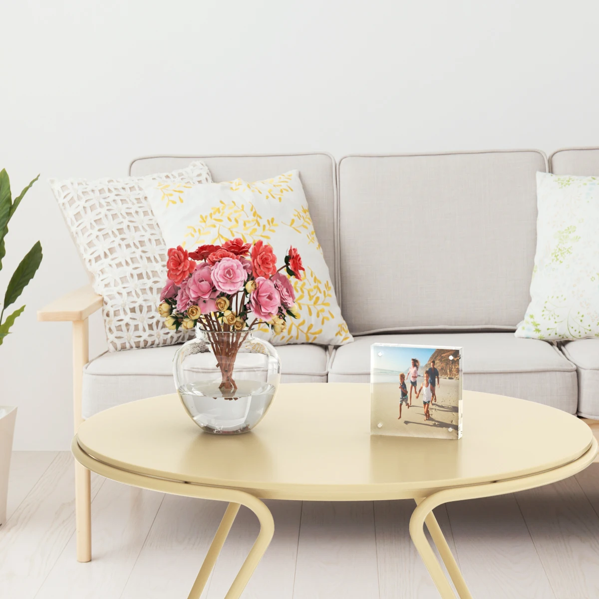 Acrylic Photo Frames with Magnetic Thickness Adjustable Thick Photo Frame