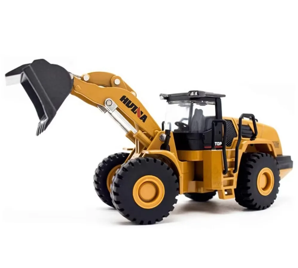 Construction Truck Alloy Toy Model Metal Small Diecast Bulldozer 1:50 SJY-1714 1/50 Scale Die-cast Dozer Engineering Vehicle