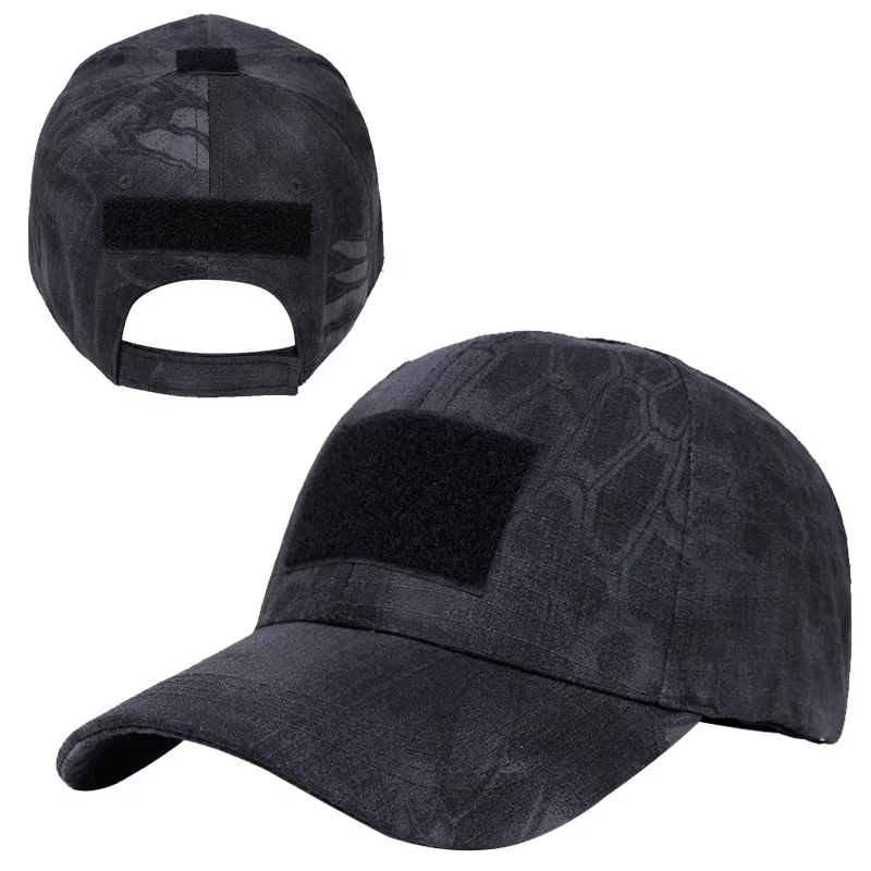 custom movable patch plain army green cotton camp tactical cap for men
