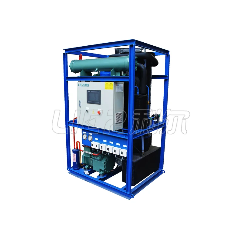Lier 1 ton edible ice small capacity tube Ice machine for hotel for fish storage