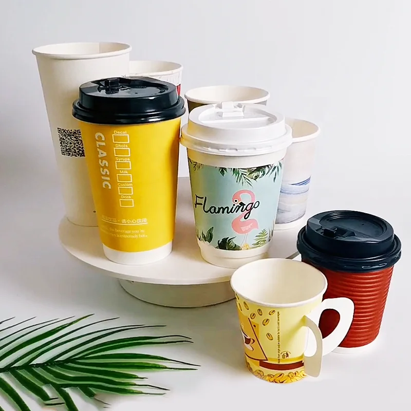 Ice cream packaging cup biodegradable icecream coffee disposable paper cardboard takeaway