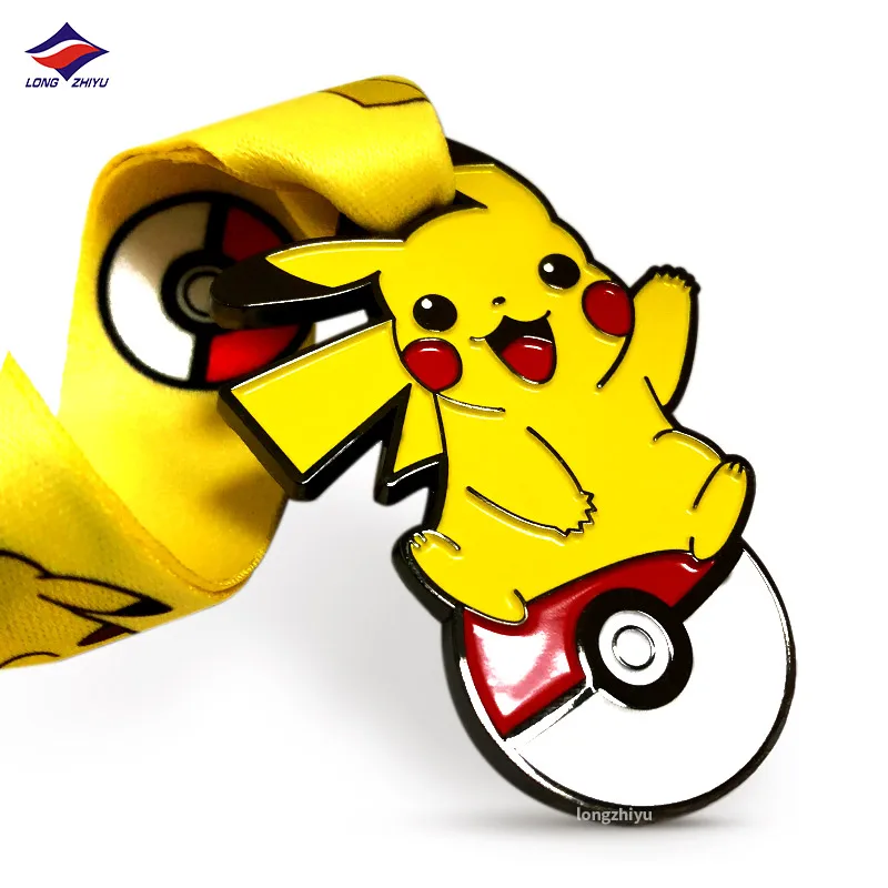 Longzhiyu 17 years metal marathon medals supplier cheap custom award 5k color run medal kid enamel anime sport medals