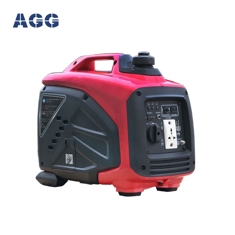 AGG Hot Selling Low Noise 1000w Portable Power Generator Gasoline 1kw Generators Prices